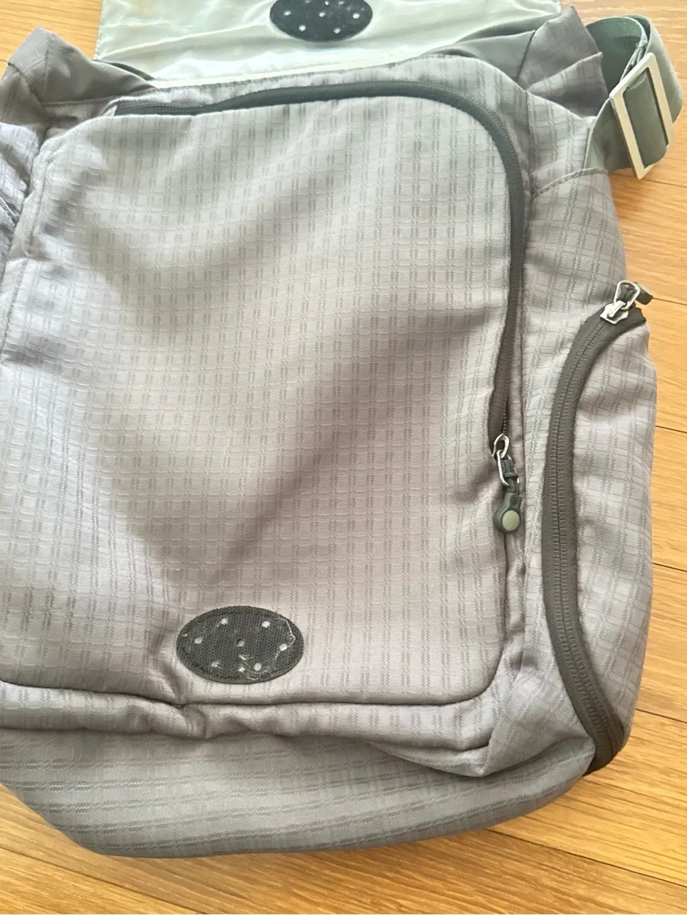 Patagonia Light Gray Messenger Bag